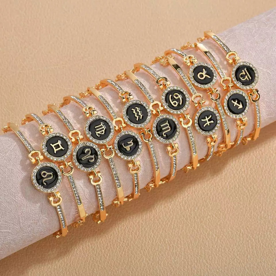 Cancer zodiac sign on sale bracelet