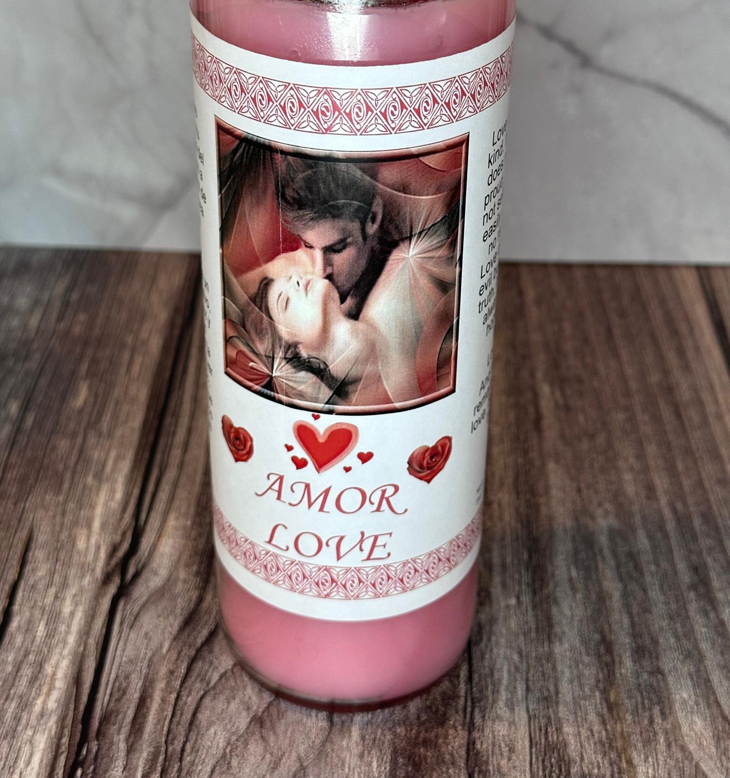 7-Day Pink Plain Candle – Light of Love, Romance & Tenderness