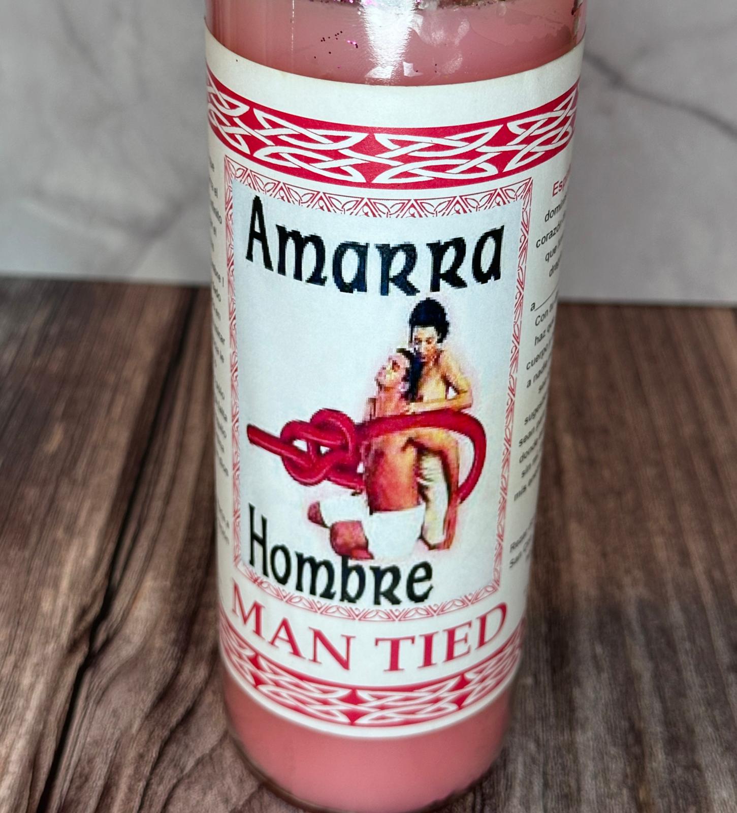 7-Day Pink Plain Candle – “Man Tied” Love Binding Power