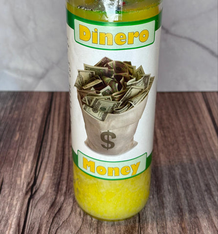 Vela color Amarilla de Dinero - MONEY