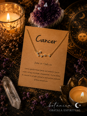 Cancer Zodiac Necklace – Love, Protection & Emotional Healing Energy