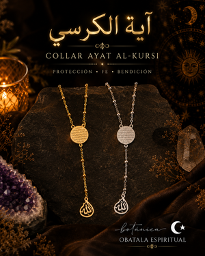 Ayat Al-Kursi Necklace – Arabic Protection Necklace with Allah Charm
