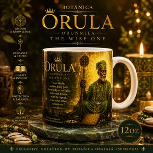 Blessed Orisha Spiritual Mug Collection – 12 oz | Obatalá, Oshun, Elegguá, Orula, Oyá, Yemayá & Shango