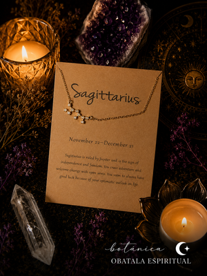 Sagittarius Zodiac Necklace – Freedom, Luck & Adventure Energy