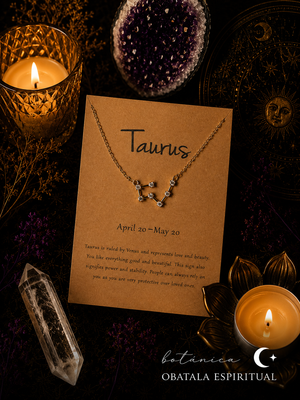 Taurus Zodiac Necklace – Love, Stability & Abundance Energy