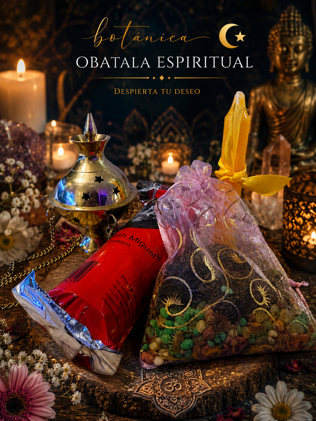Incense Ritual Kit – Sacred Tools for Peace & Positivity