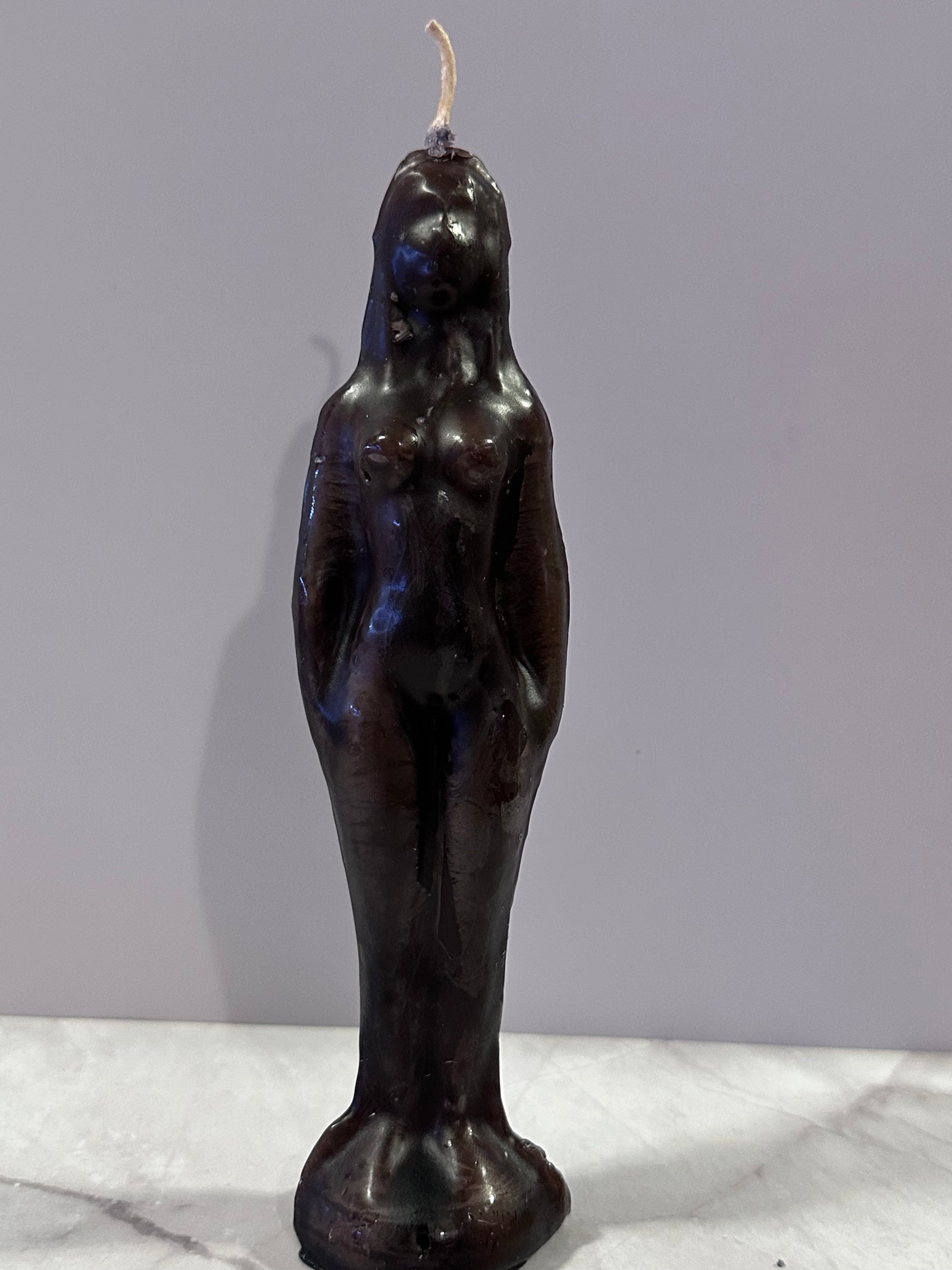 Black Female Candle – Ritual Power for Protection & Reversal