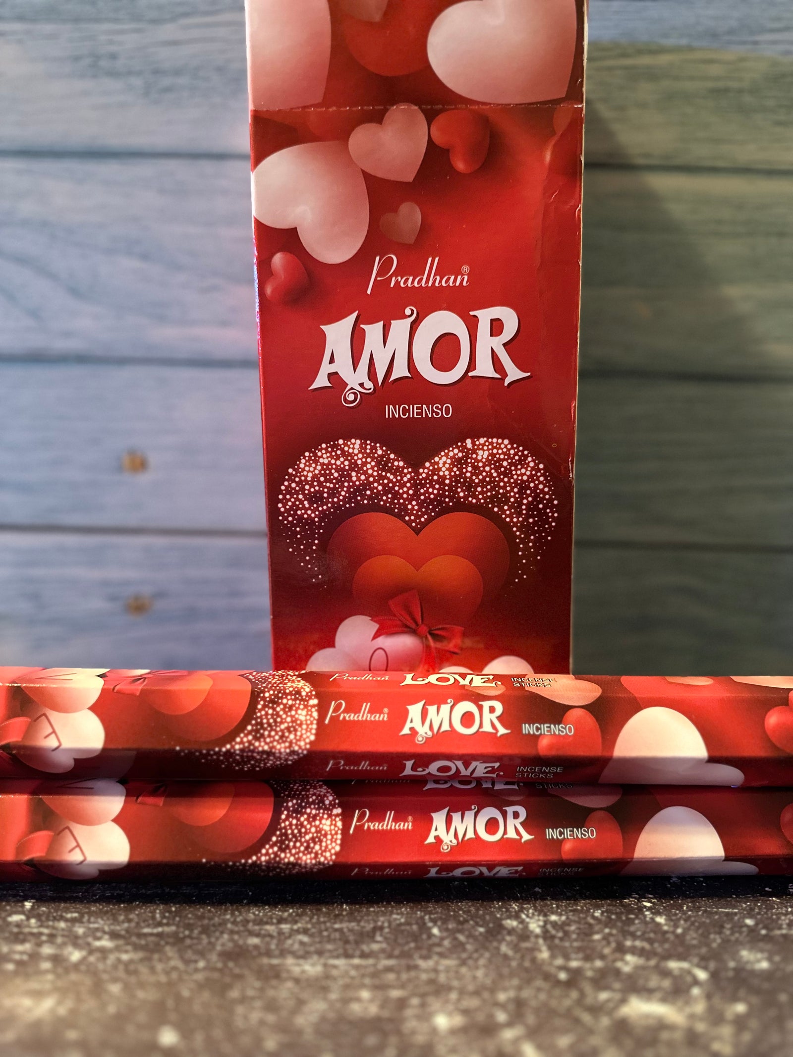 Hexagonal Box of Love Incense Sticks – Ignite Passion & Attraction