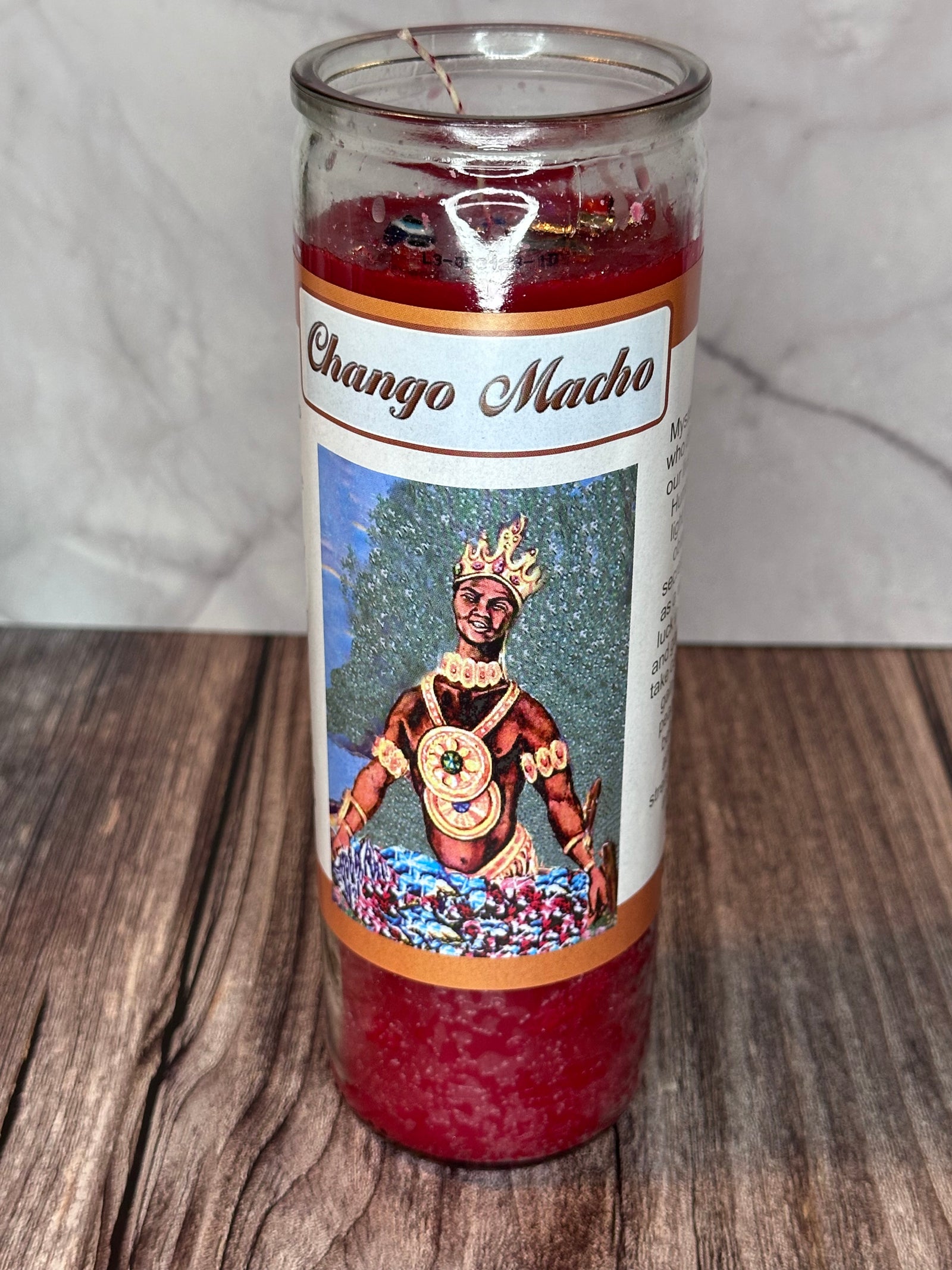 Prepared Candle of Chango Macho – Power & Courage