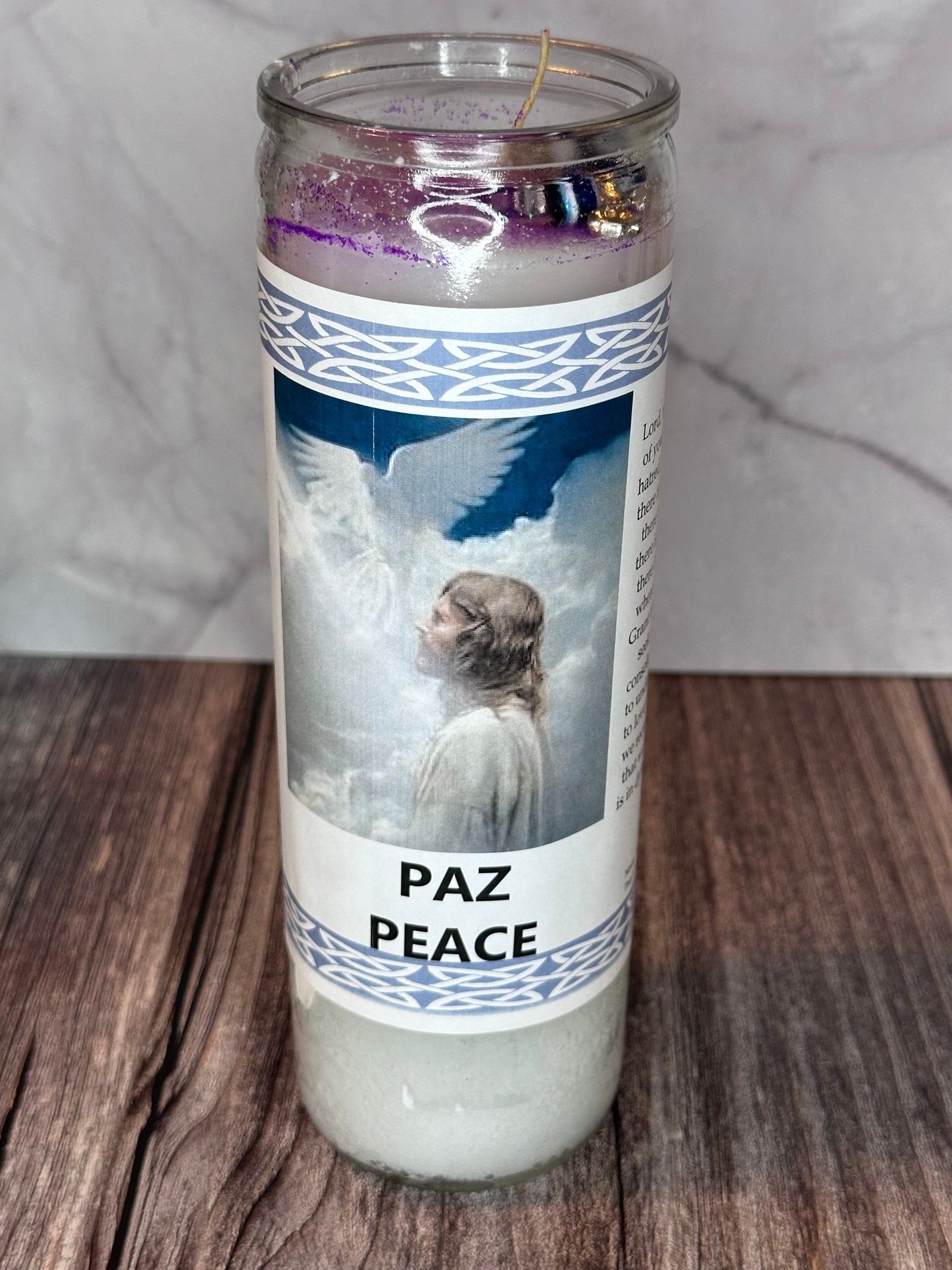 Prepared Peace Candle – Calmness & Spiritual Serenity