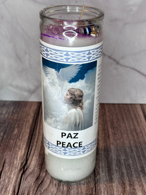 Prepared PEACE candle