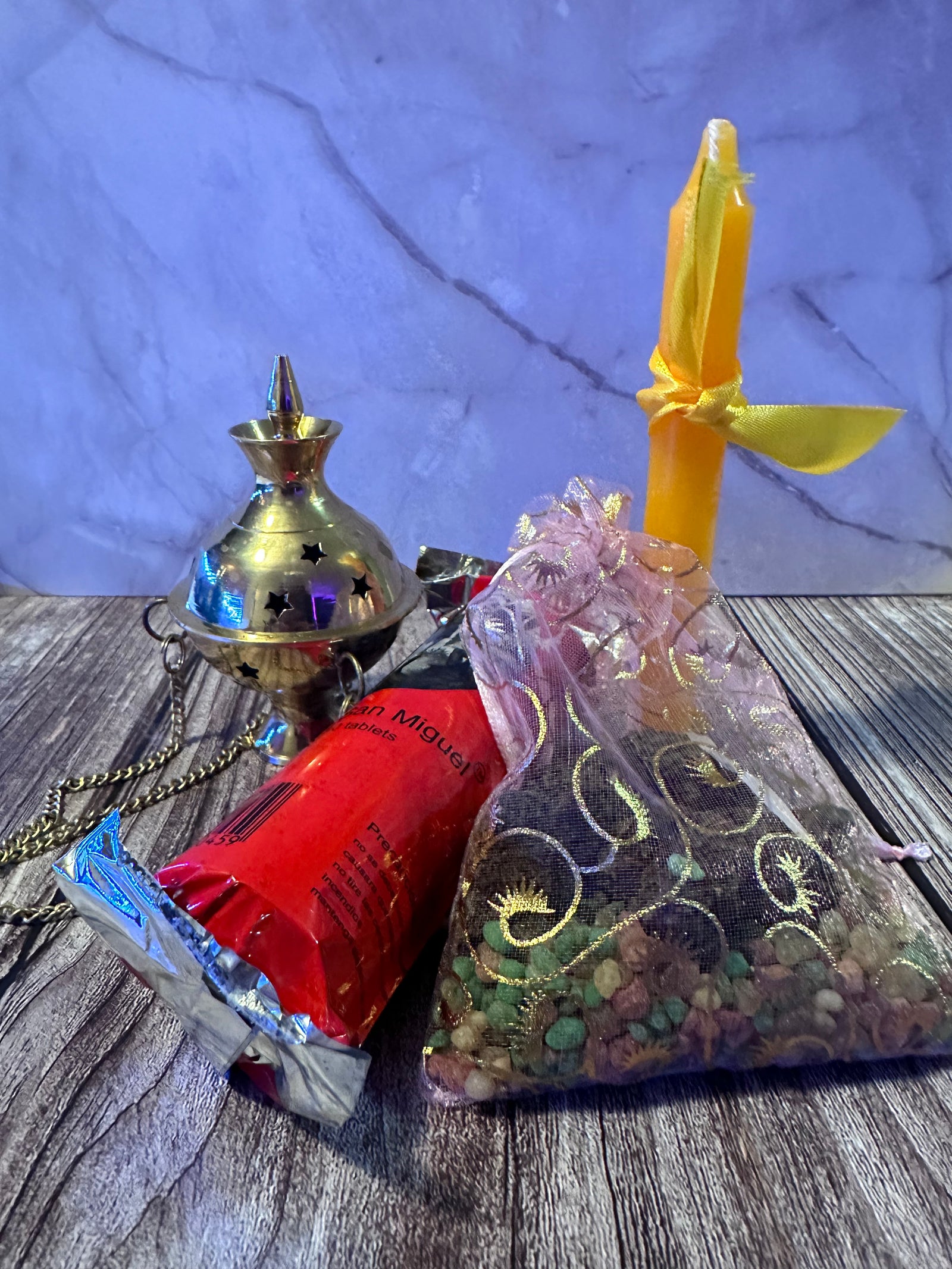 Incense Ritual Kit – Sacred Tools for Peace & Positivity