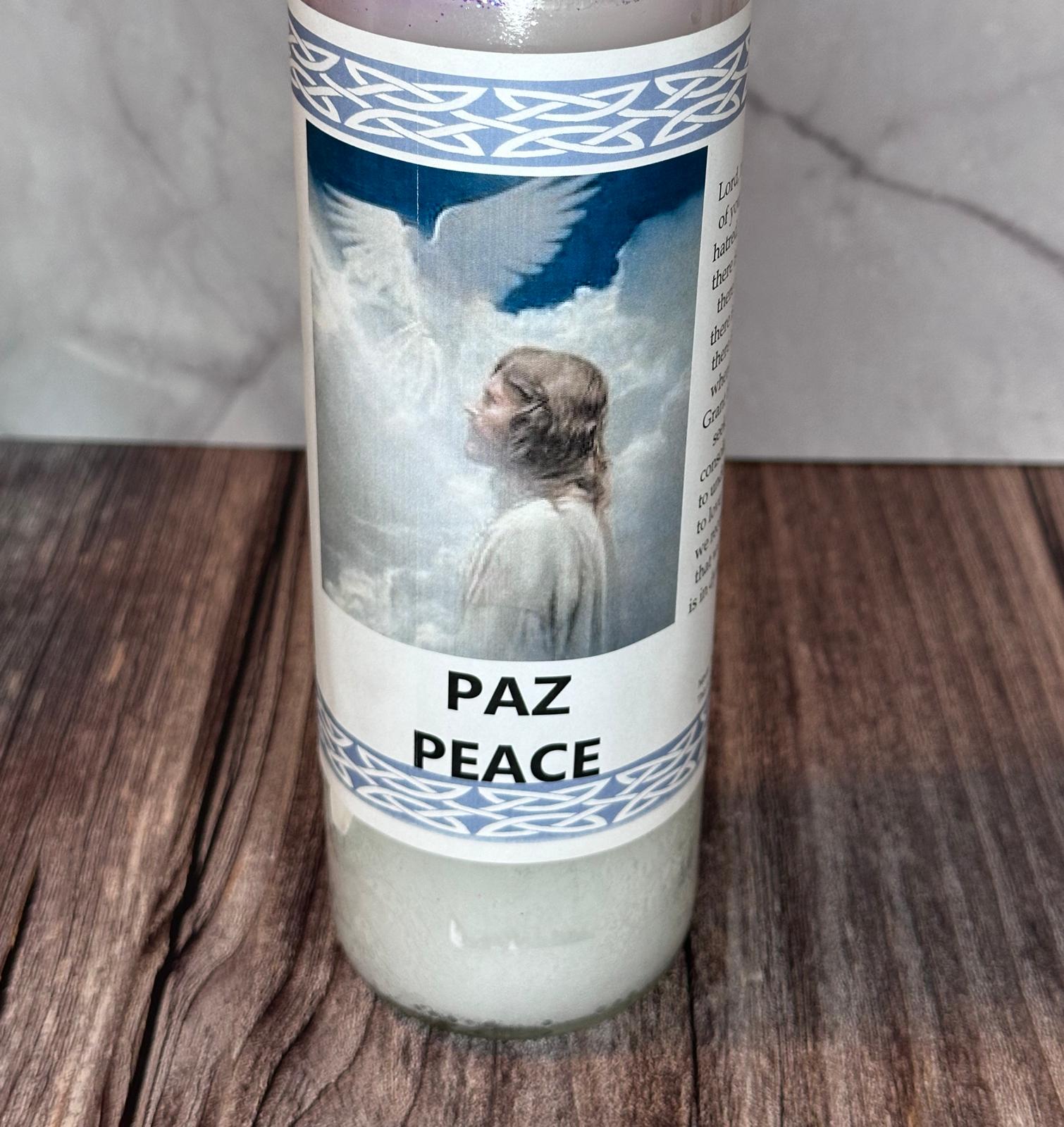 7-Day White Plain Candle – Light the Way to Peace & Spiritual Calm