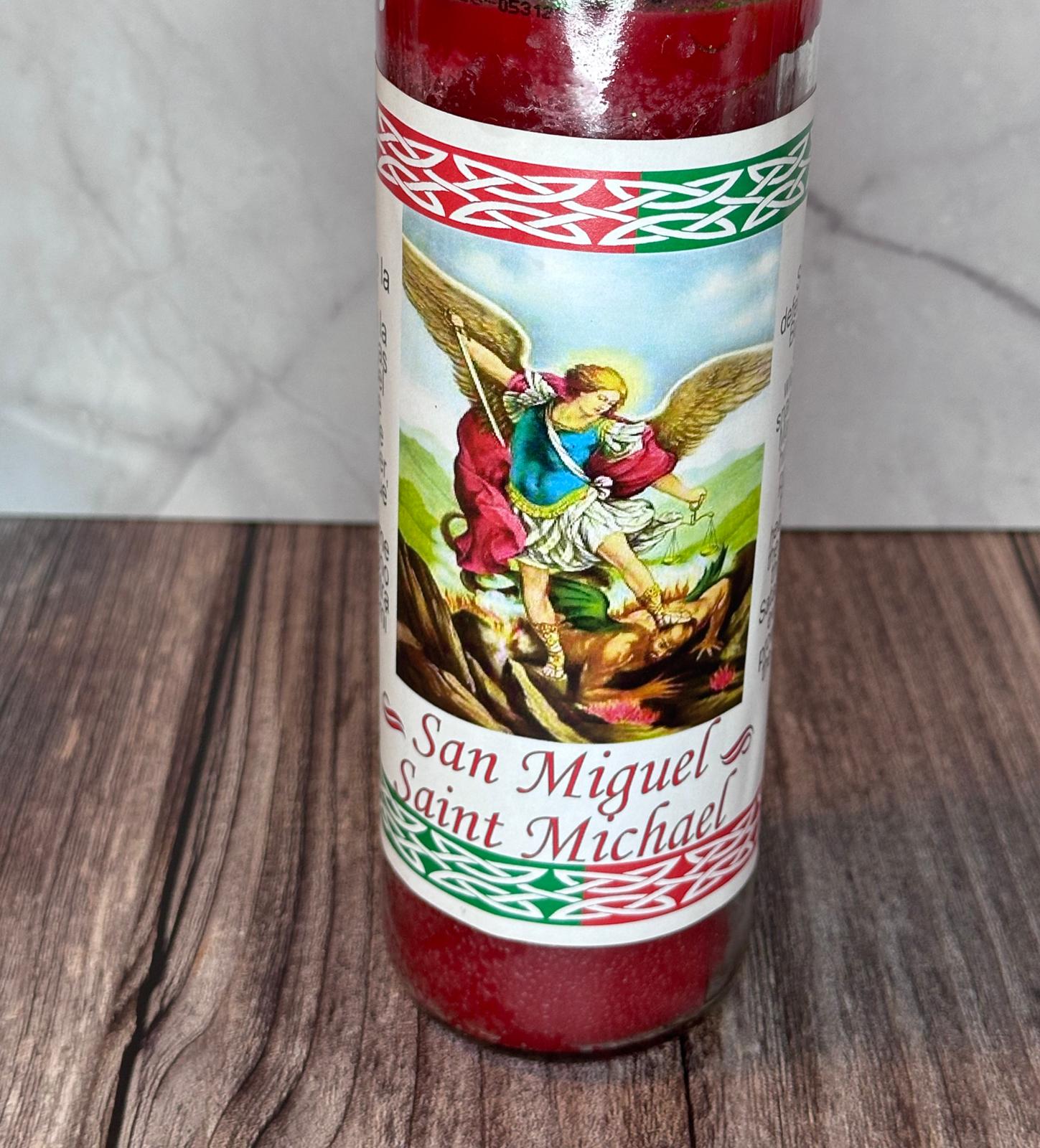 Saint Michael 7-Day Plain Candle – Divine Light for Protection & Strength