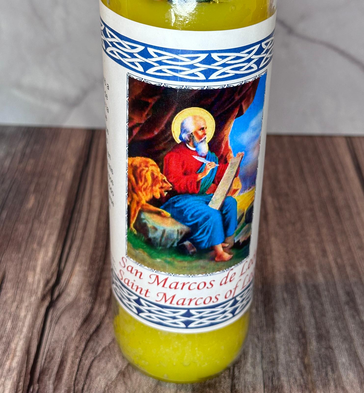 7-Day Plain Candle – San Marcos de León for Control, Peace & Strength