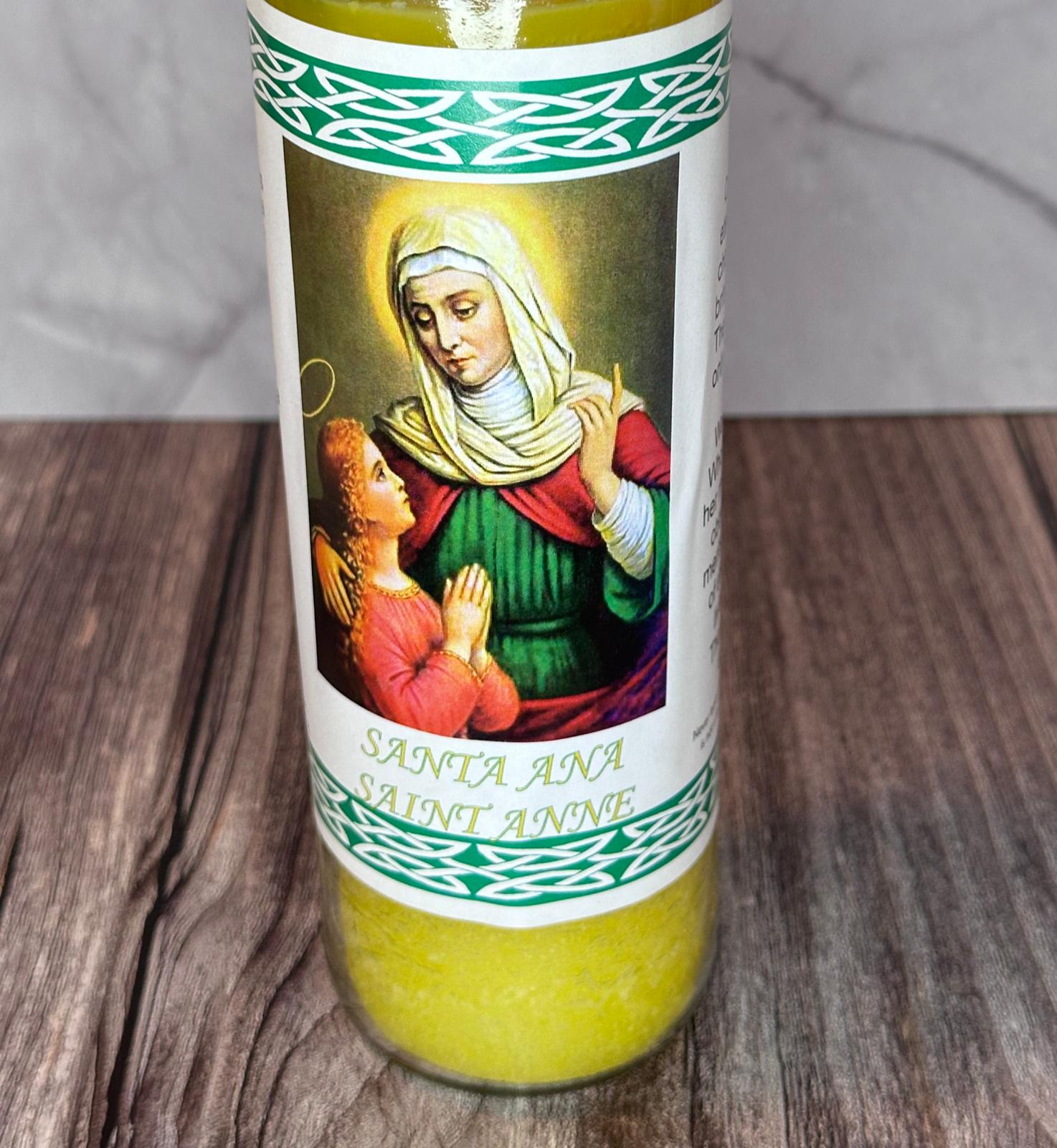 Santa Ana Yellow Plain Candle – Light for Love, Longing & Emotional Healing