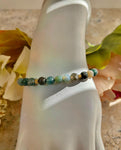 Labradorite, adjustable Quartz bracelet