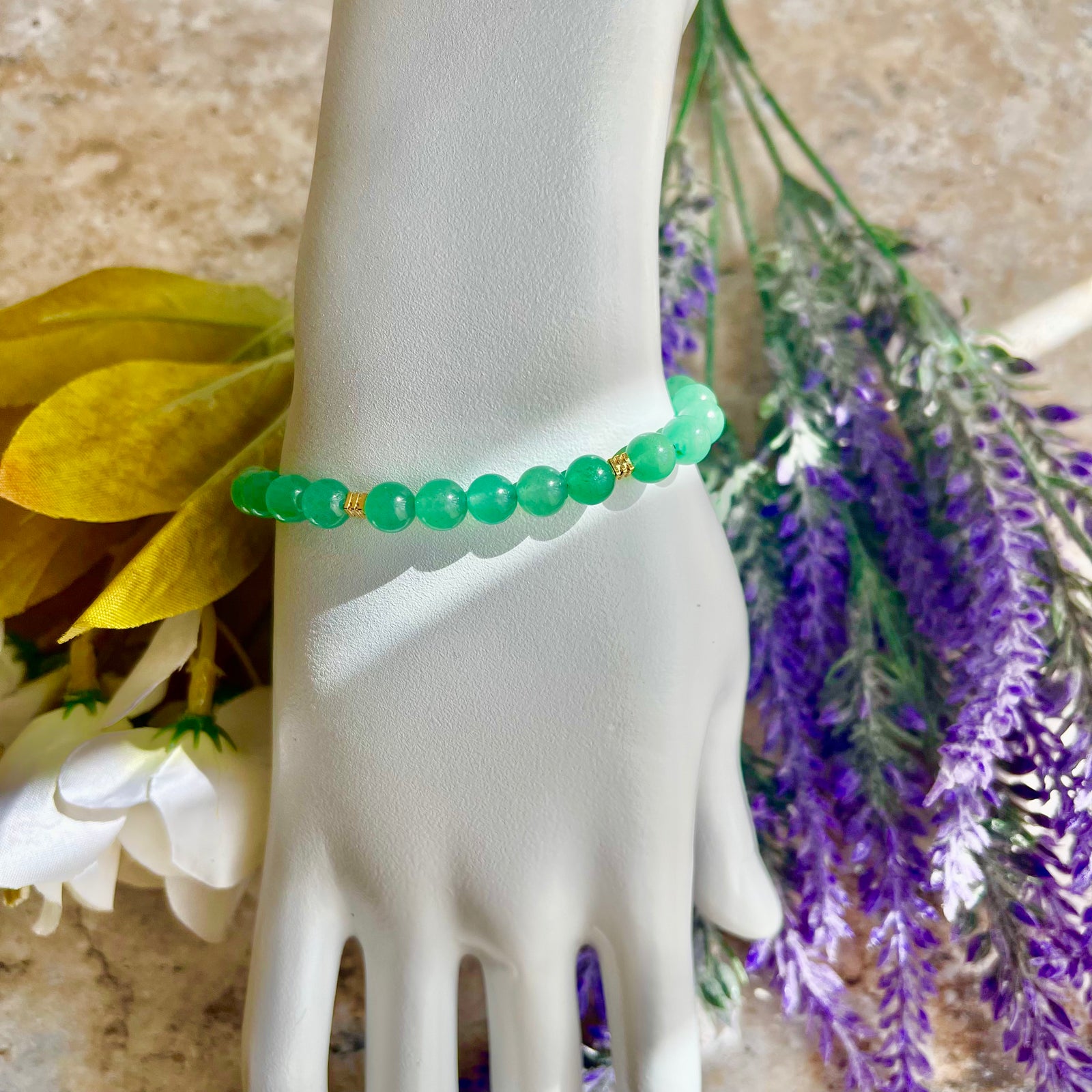 Aventurine Adjustable Bracelet – Unlock Prosperity & Positive Energy
