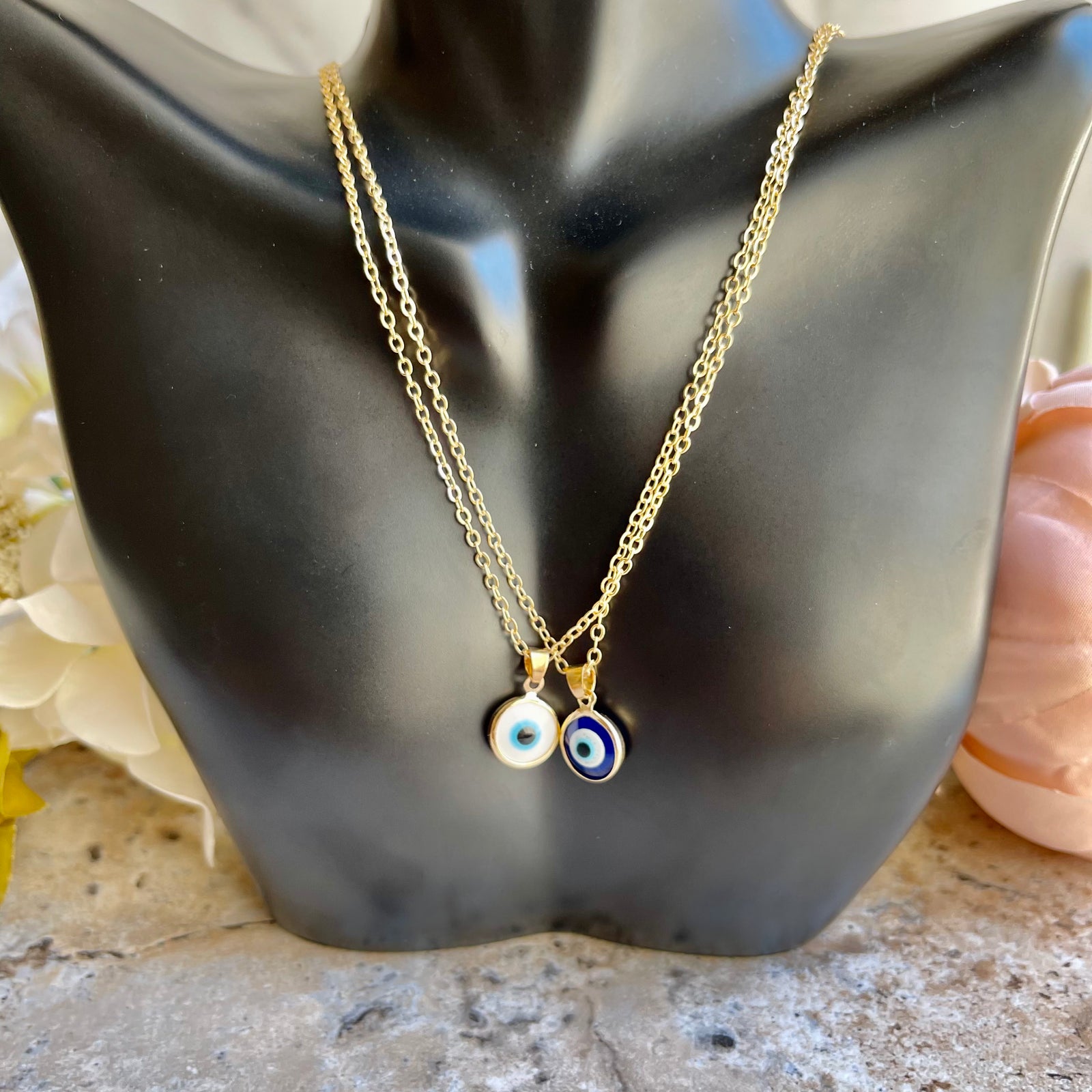 Evil Eye Necklace - Gold | Elegant Protection & Positive Energy