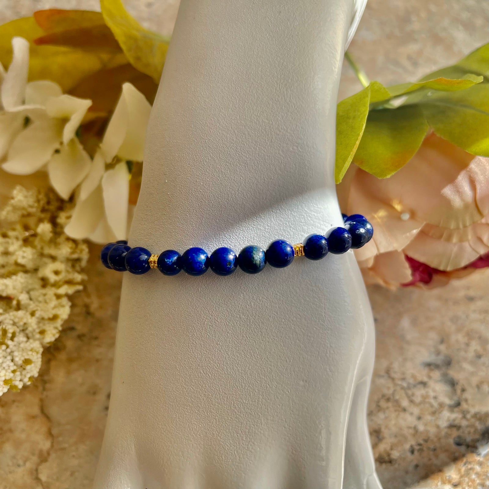 Lapis Lazuli Adjustable Bracelet – Wisdom & Inner Power