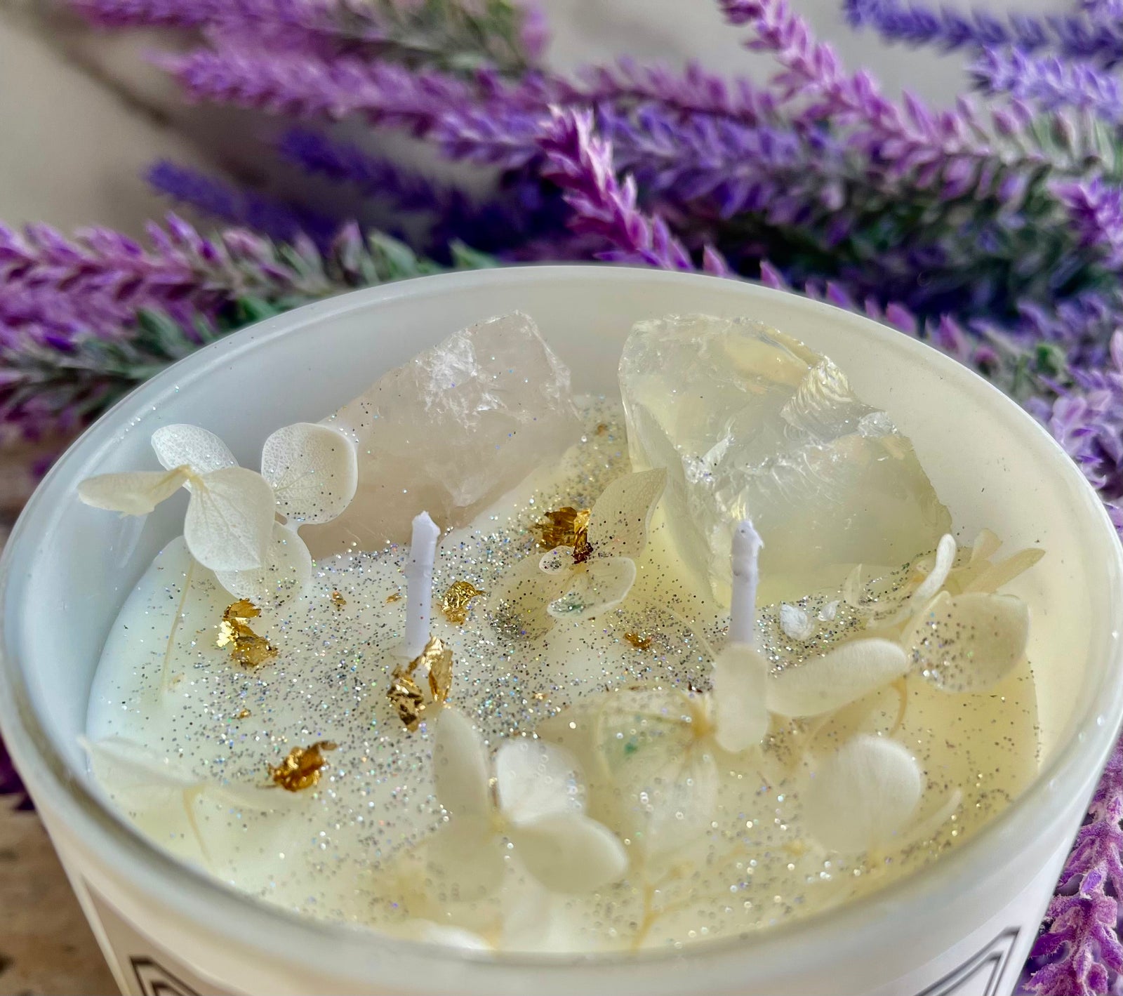 Open Mind – Powerful Obatala Aromatic Candle with Crystals & Spiritual Tools