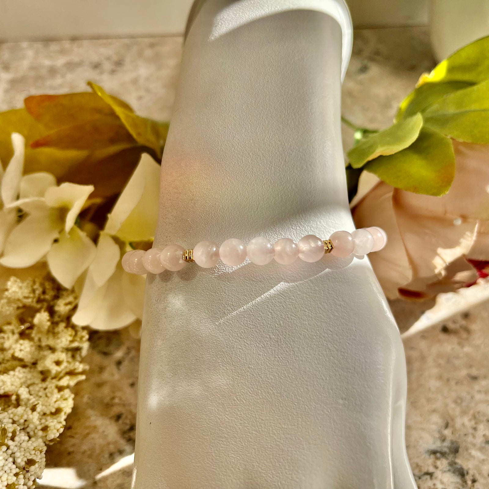 Rose Quartz Adjustable Bracelet – The Stone of Love and Healing
