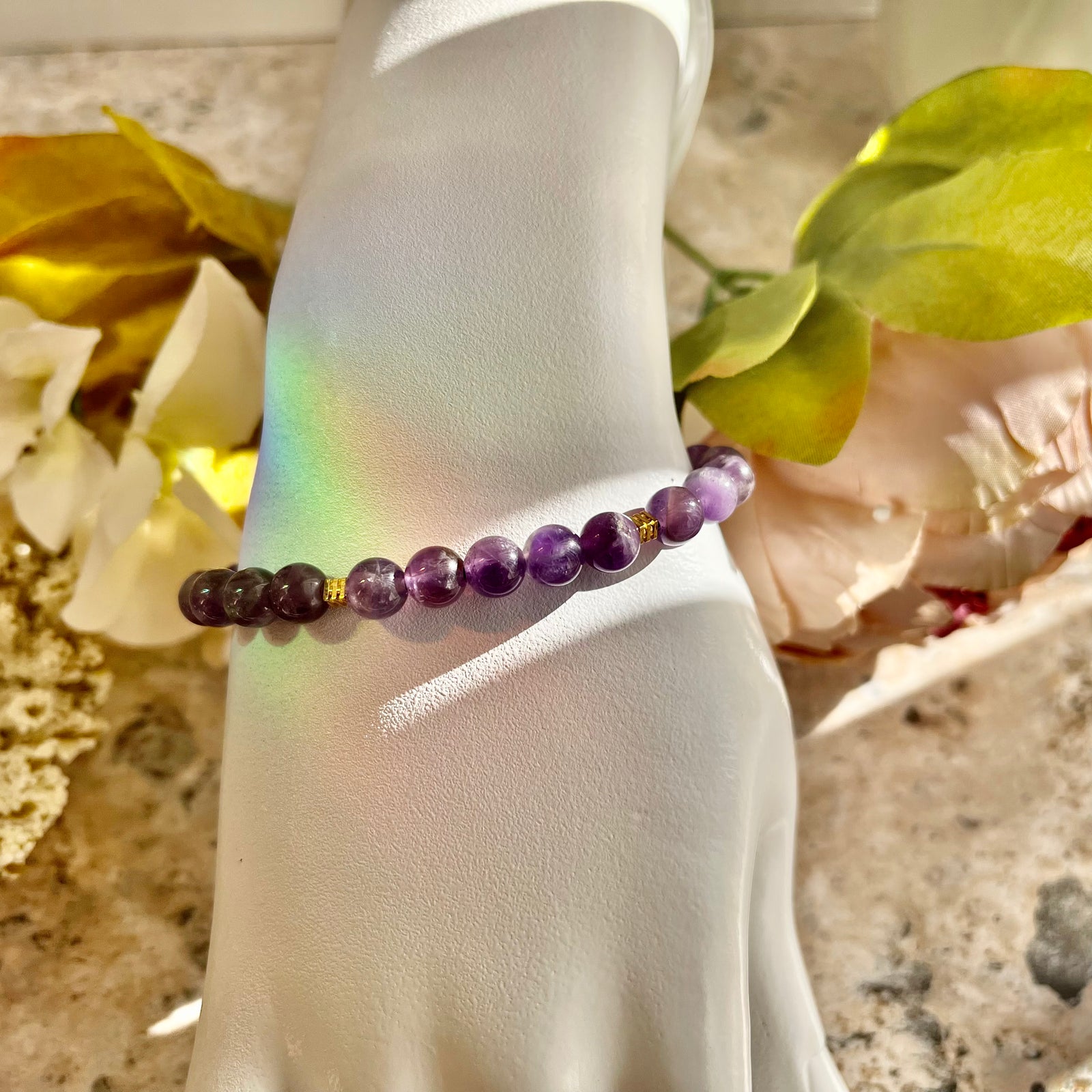Amethyst Adjustable Bracelet – Embrace Calm & Spiritual Clarity