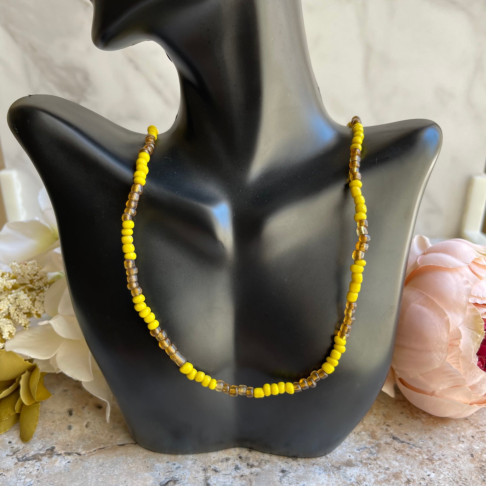Oshun Beads – Sacred Yellow Elekes for Love, Beauty & Abundance