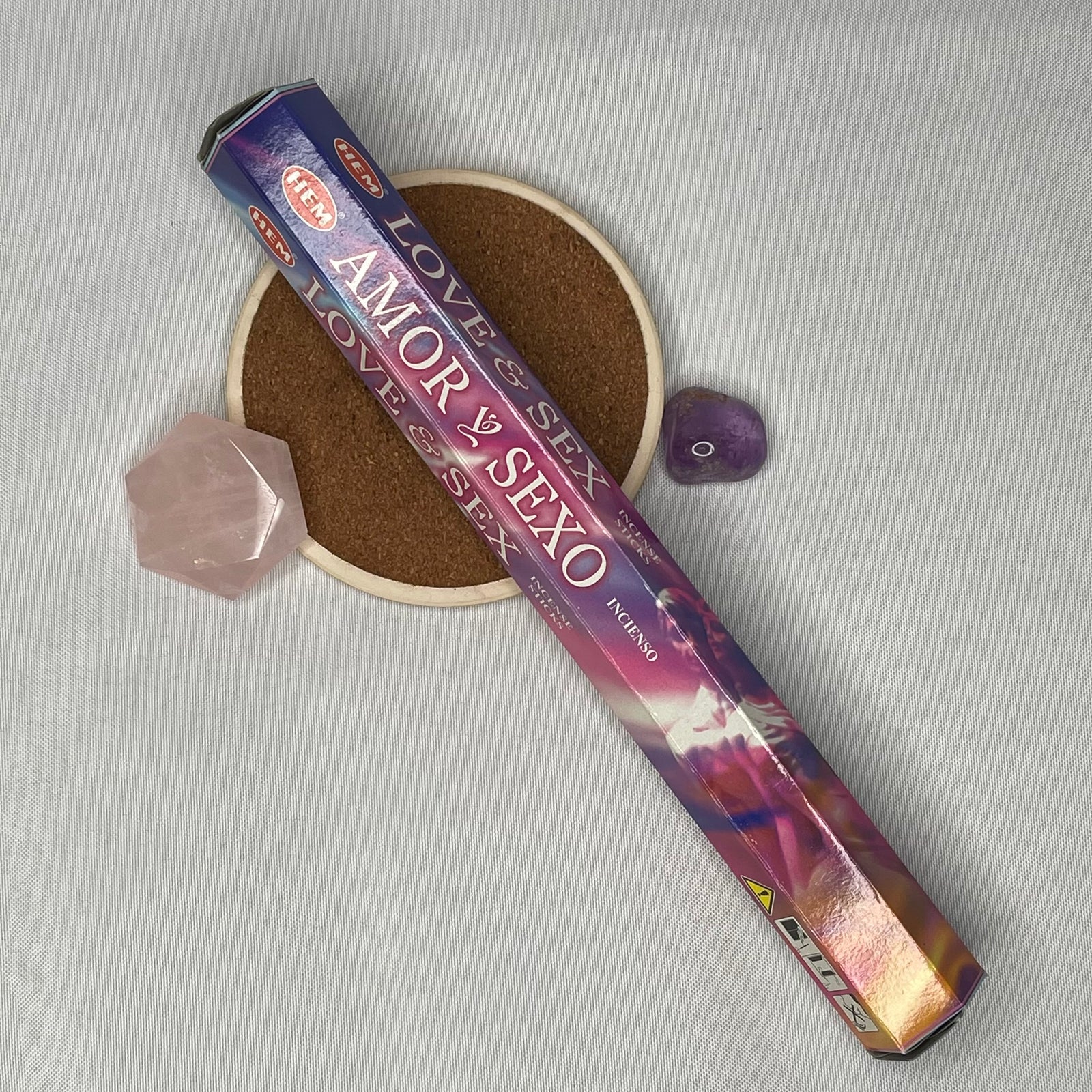 Love & Sex Incense – Hexagonal Box for Passion & Ritual Attraction