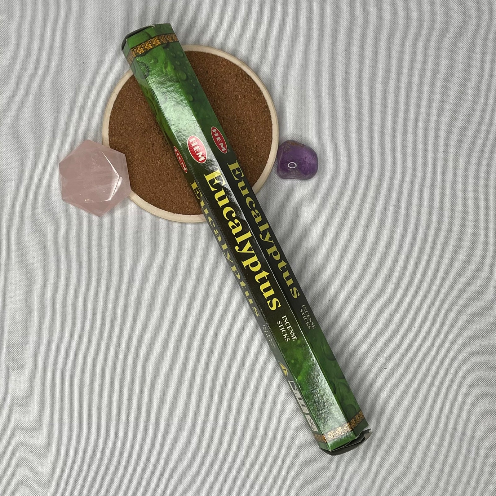 Eucalyptus Incense – Deep Cleansing & Spiritual Healing (Hexagonal Box)