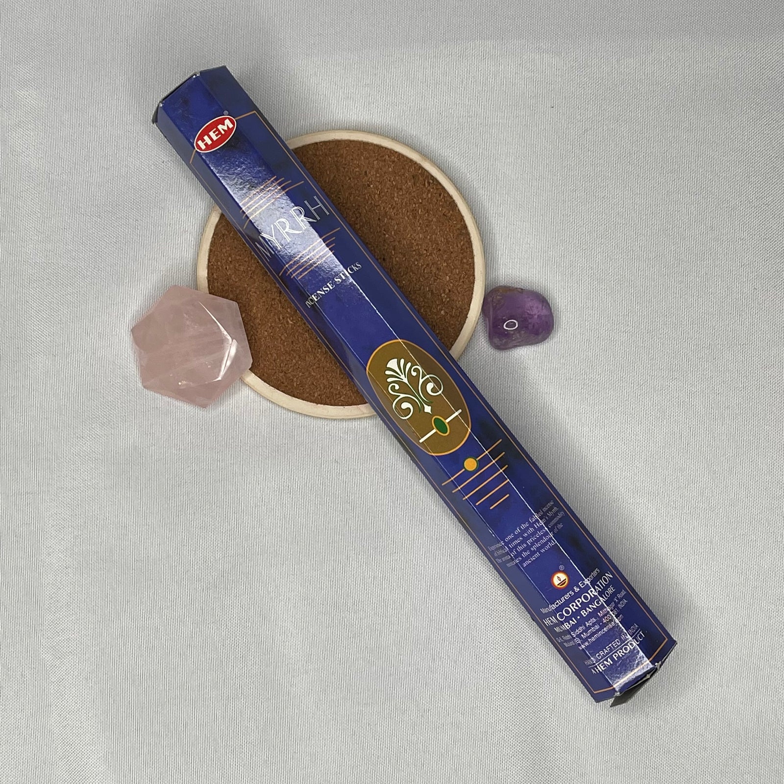 Myrrh Incense – Sacred Protection & Ancestral Healing (Hexagonal Box)