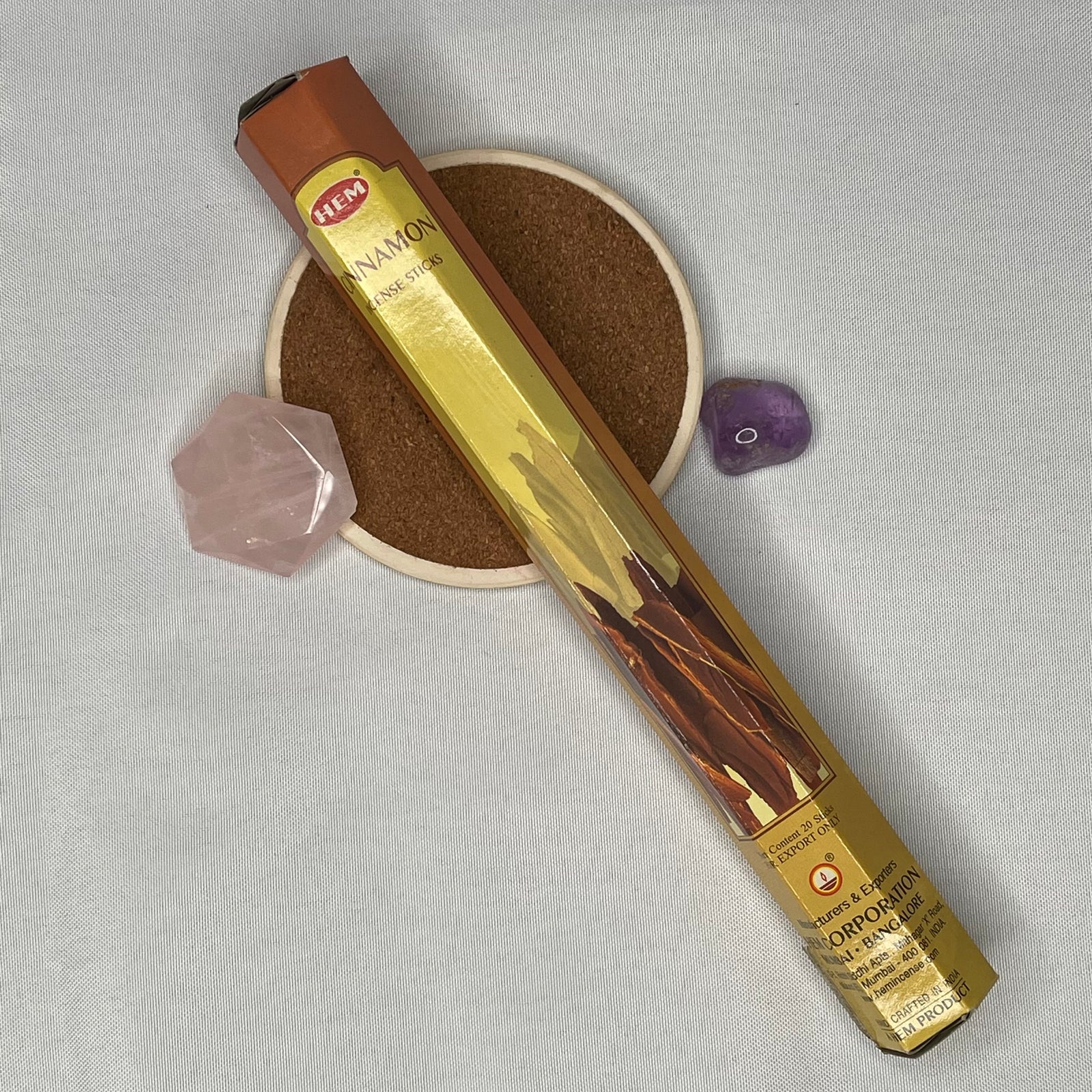 Cinnamon Incense – Attract Love, Money & Energy (Hexagonal Box)