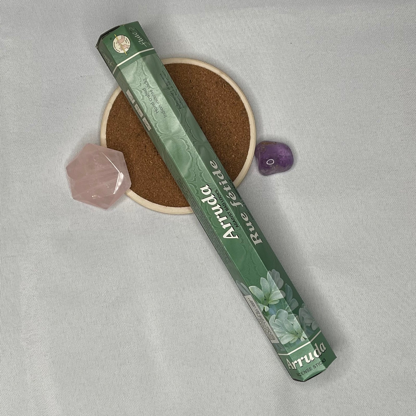 Rue Incense – Break Hexes & Cleanse Your Aura (Hexagonal Box)