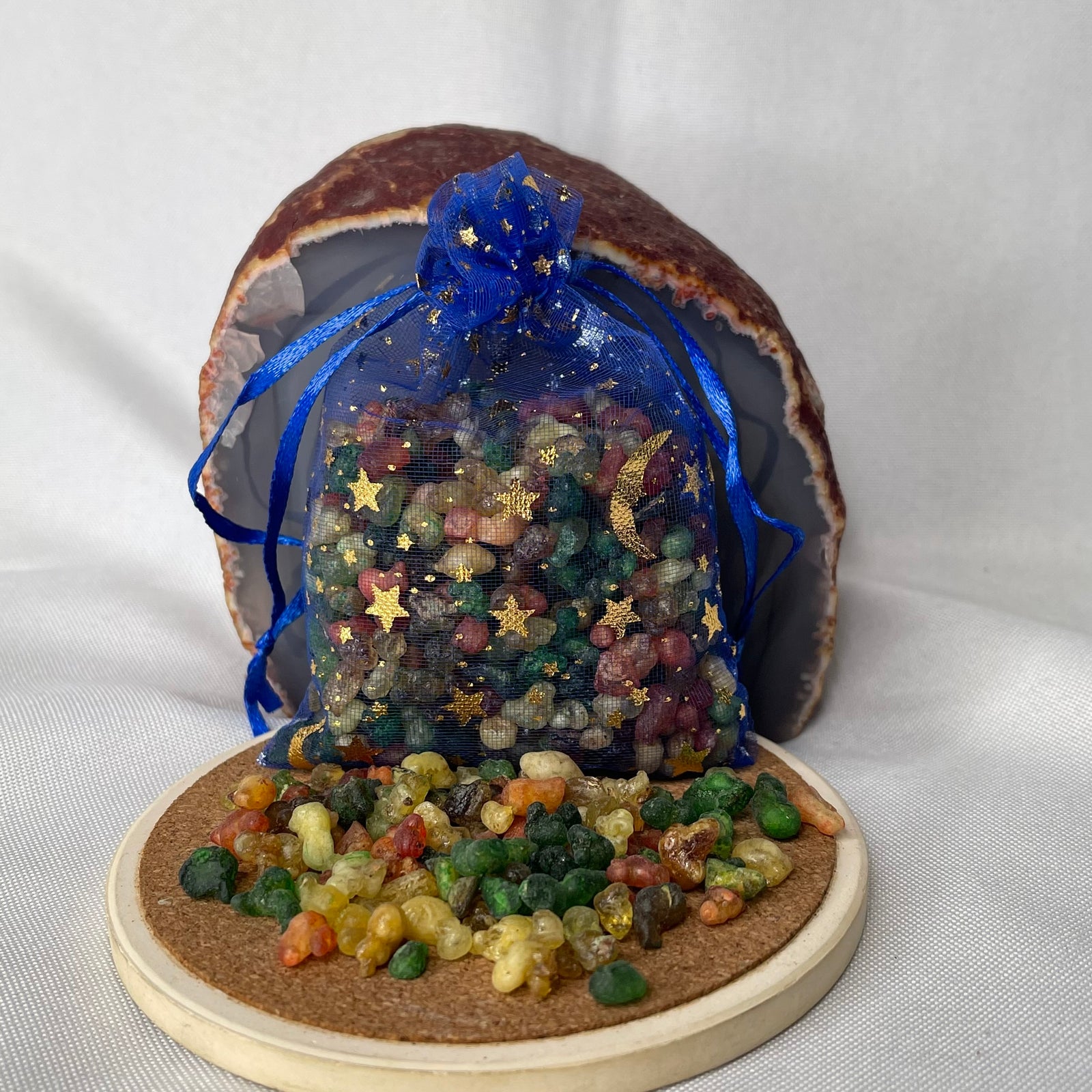 Resin incense for clearing negative energies