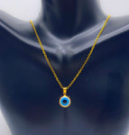 Evil Eye Necklace-Gold