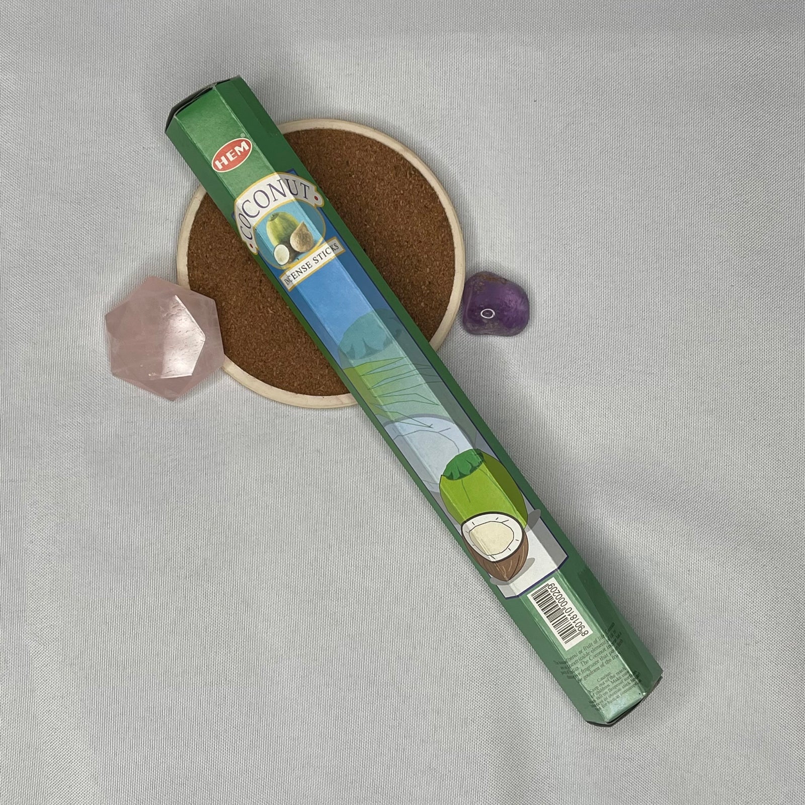 Coconut Incense – Purify, Sweeten & Renew Your Spirit (Hexagonal Box)